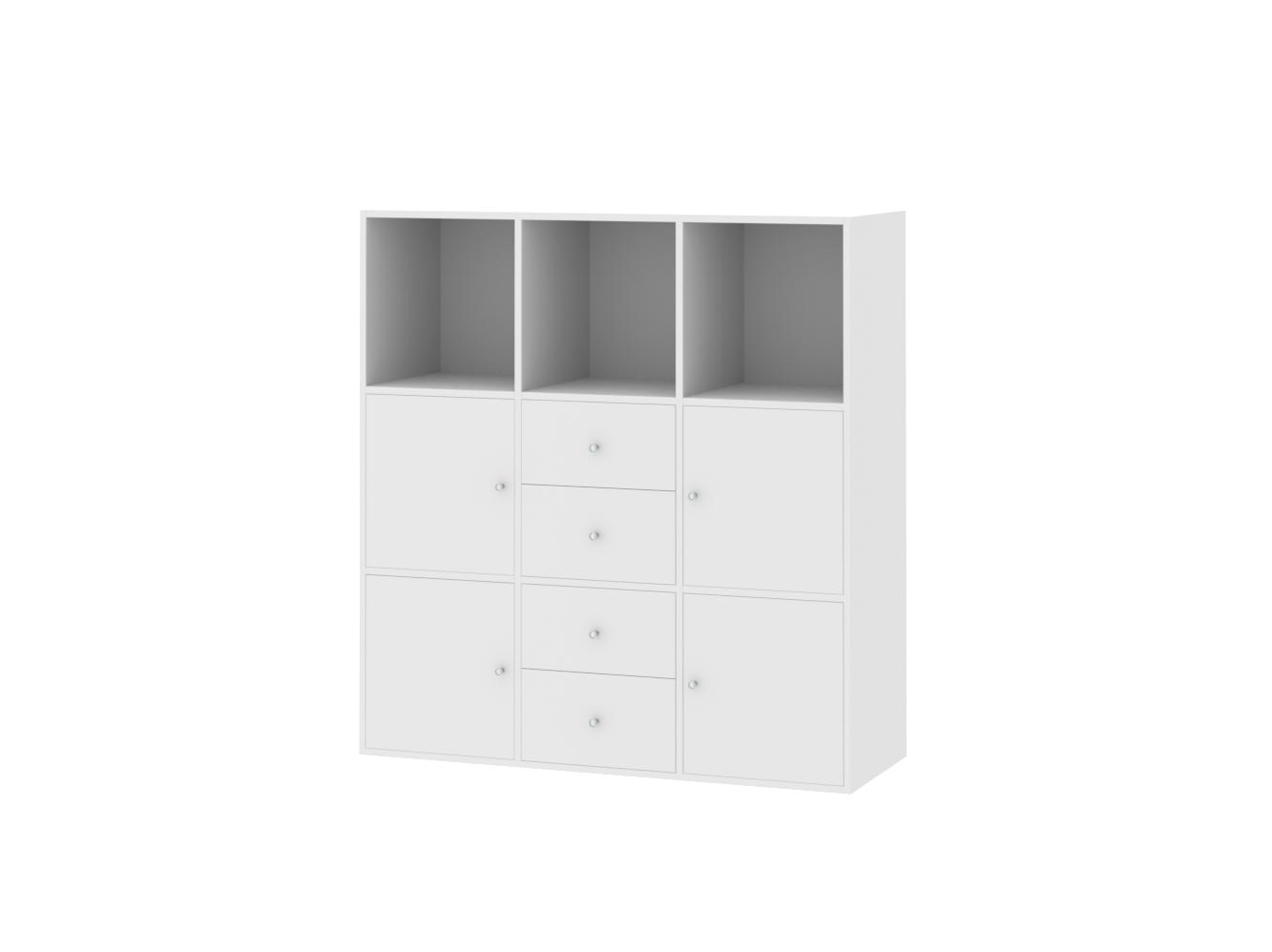 Стеллаж Билли 129 white ИКЕА (IKEA) изображение товара