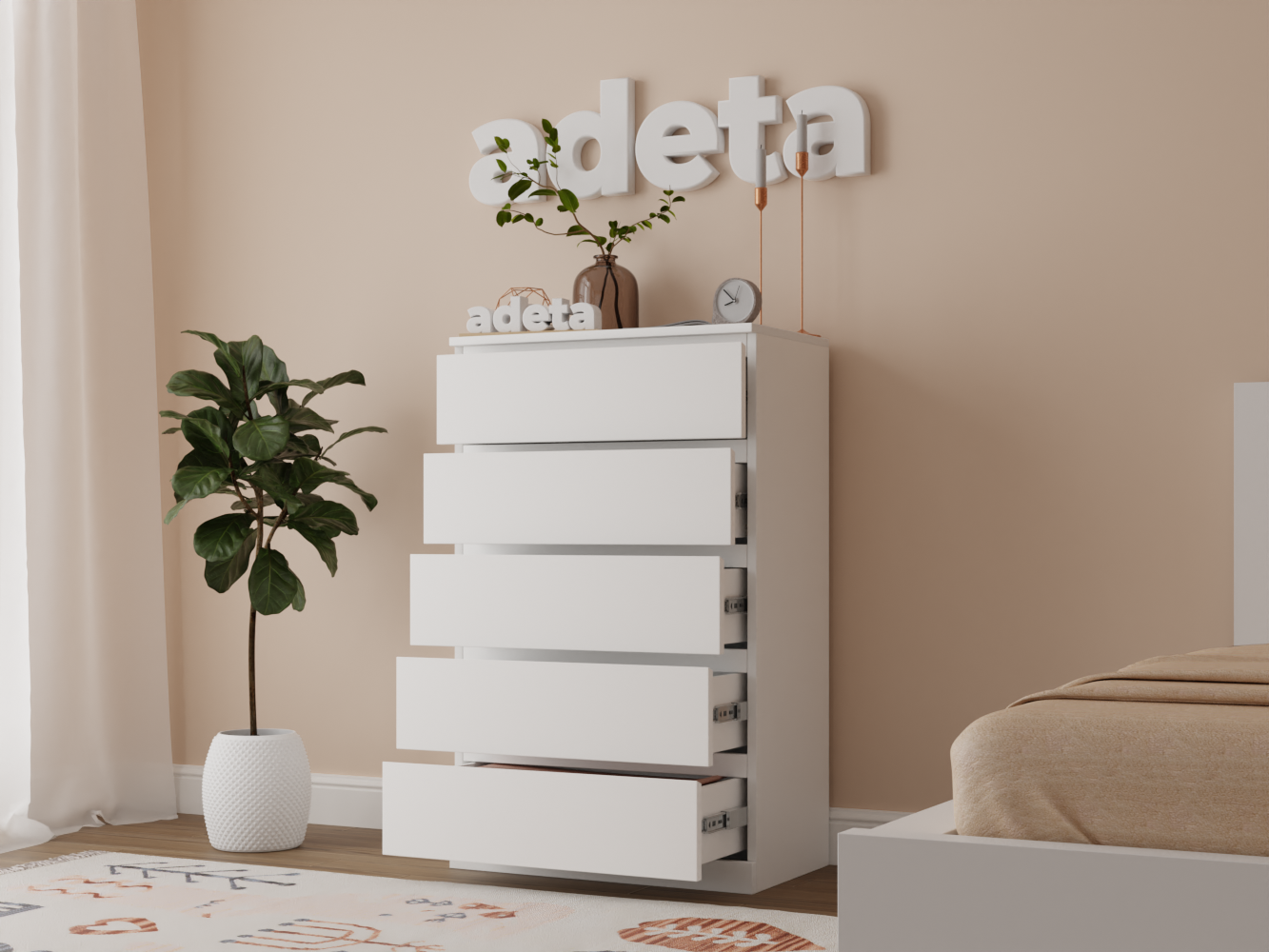 Комод Мальм 19 white ИКЕА (IKEA) изображение товара