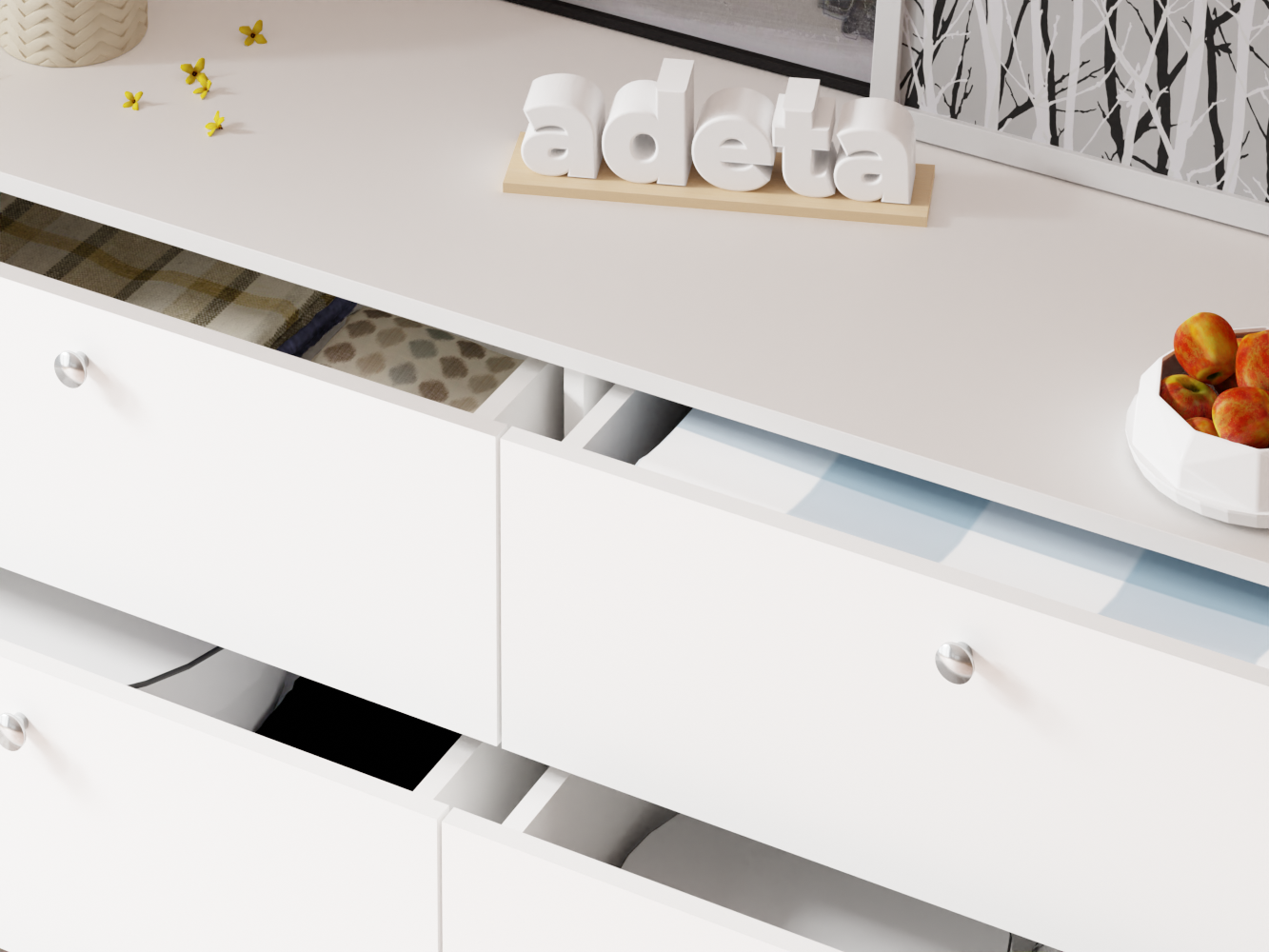 Комод Каллакс 16 white ИКЕА (IKEA) изображение товара