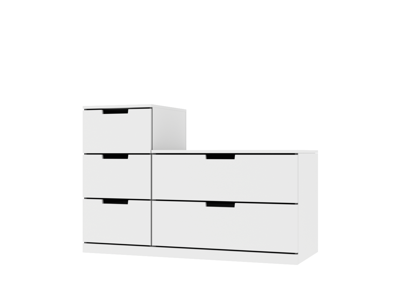 Комод Нордли 14 white ИКЕА (IKEA) изображение товара