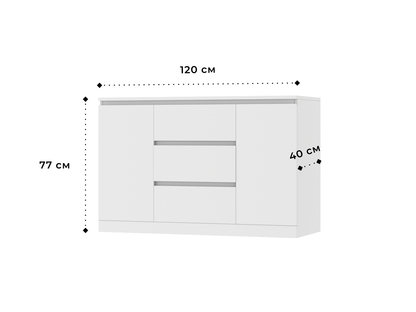 Комод Мальм 21 white ИКЕА (IKEA) изображение товара