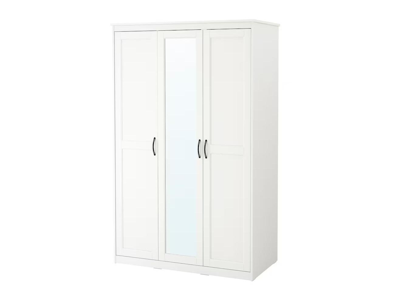 Шкаф распашной Сонгесанд 113 white ИКЕА (IKEA) изображение товара